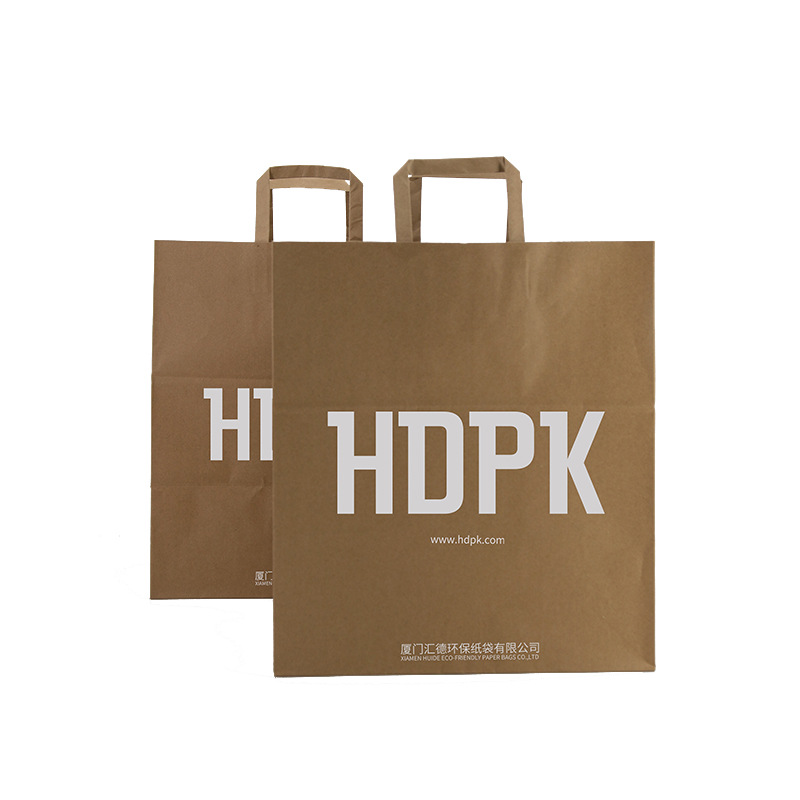 牛皮纸袋手提袋购物服装包装袋礼品袋外卖打包袋礼物批发伴手礼