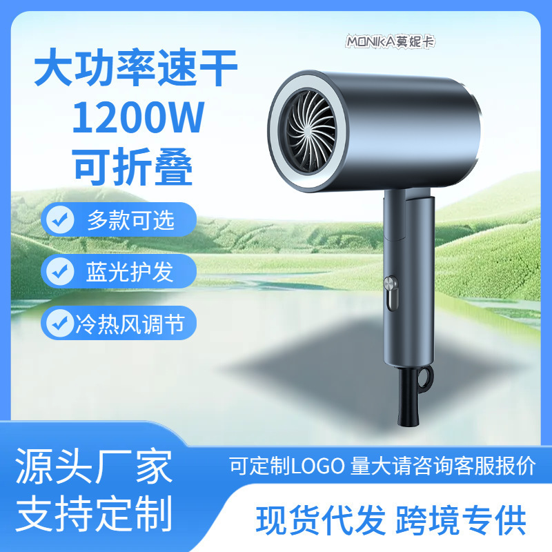 越境電子商取引ヘアドライヤー家庭用強風速乾ヘアケア折りたたみ学生寮サイレントヘアドライヤー|undefined