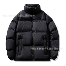 外贸批发男装羽绒棉 棉服男秋冬新款加厚面包服拼色外套棉衣1996