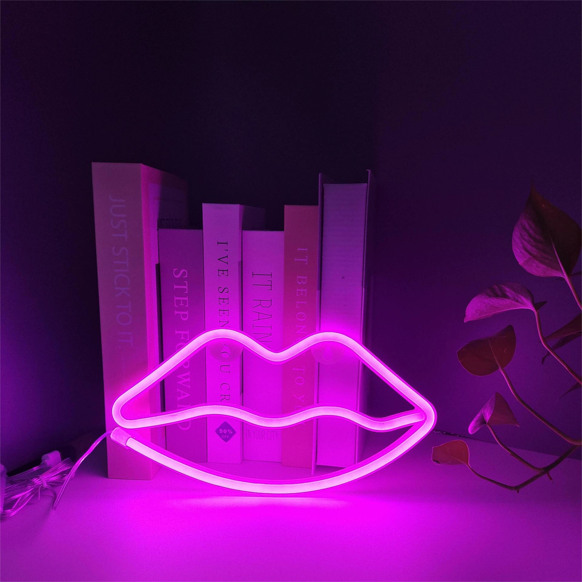 Луна-планета с неоном LED неоновая лампа, декоративный ночник, батарея 3В, разные размеры