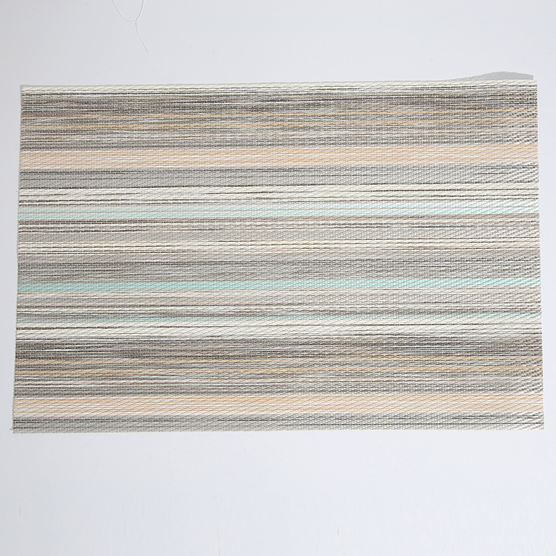 Amazon Nórdico rayas texlin placemat Occidental mantel antiincrustante PVC estera de mesa de café del hotel estera de aislamiento térmico