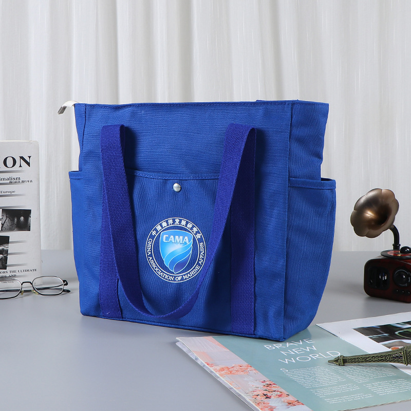 帆布包托特包大容量外出肩高颜值百搭课文艺学生装布通勤