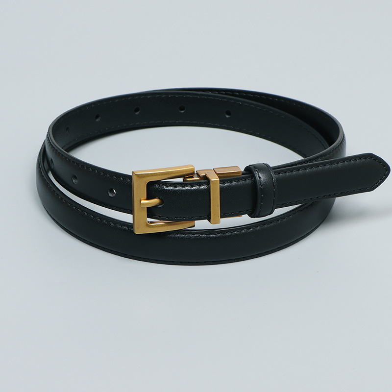 Cintura vintage in vera pelle da donna accessorio versatile_voghion.com