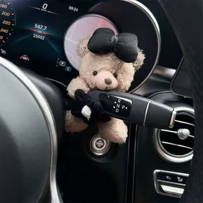 Wheel Light Rain Wiper Doll | Car ornaments - waist-decoration-bow-flower-bear
