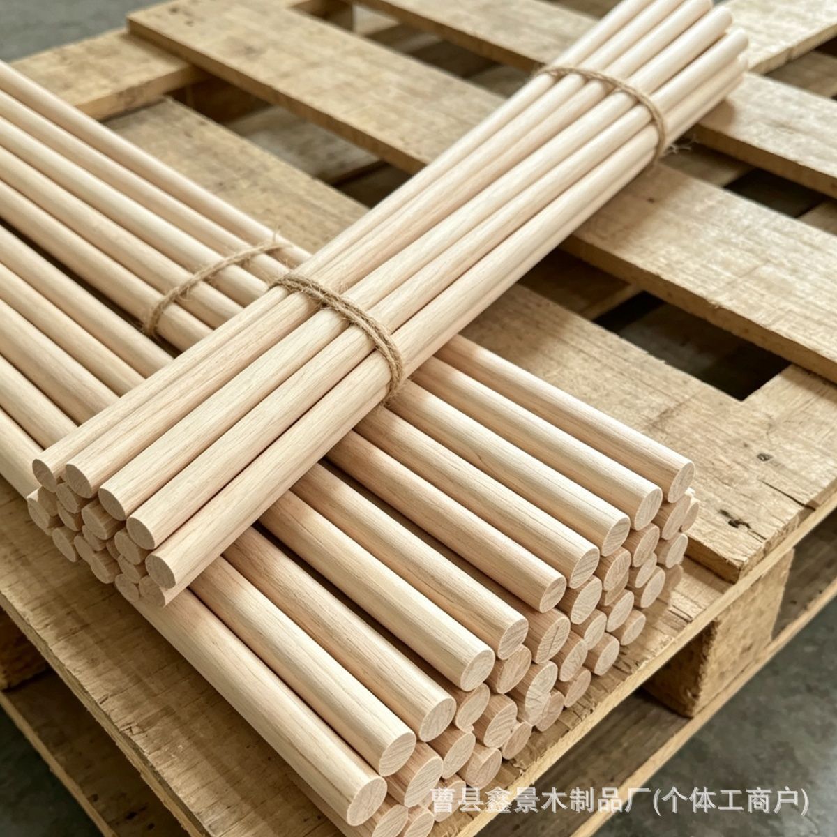 Madera sólida redonda punta pulida palo de madera multifuncional palo de madera largo accesorios de artesanía de madera personalizados palo de madera