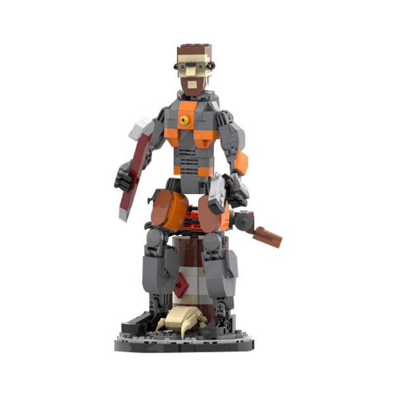 MOC-191371 戈登弗里曼半条命2热门游戏角色积木模型益智拼装积木