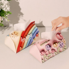 纸抽ins北欧轻奢高档抽纸盒家用客厅餐桌茶几摆件创意装饰纸巾盒