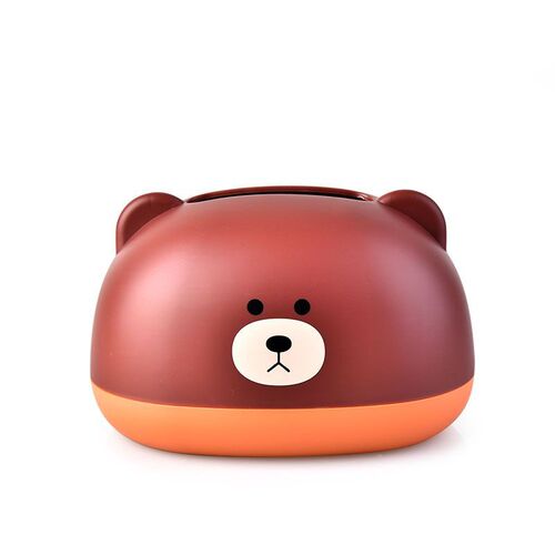 Cartoon animal tissue box plastic restaurant bedroom desktop storage box creative toilet paper towel manufacturer wholesale