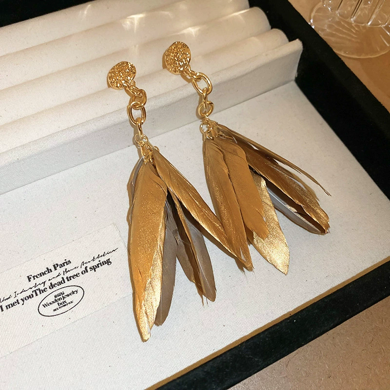 Ethnic earrings, boho style, high-end, ethnic style