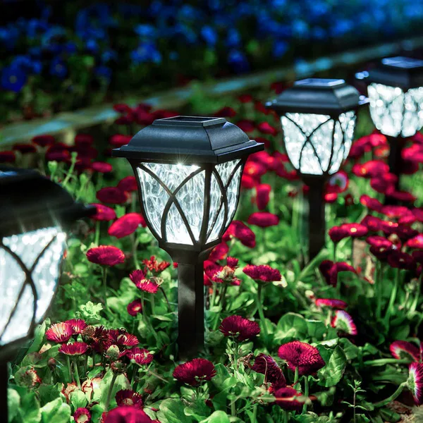 New square cover lawn light [white light] one