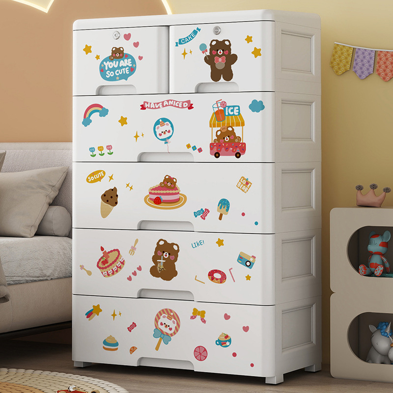 Armario de almacenamiento tipo cajón, armario de almacenamiento de acabado de dormitorio de sala de estar para el hogar, armario de almacenamiento de juguetes multicapa de piso a techo de gran capacidad