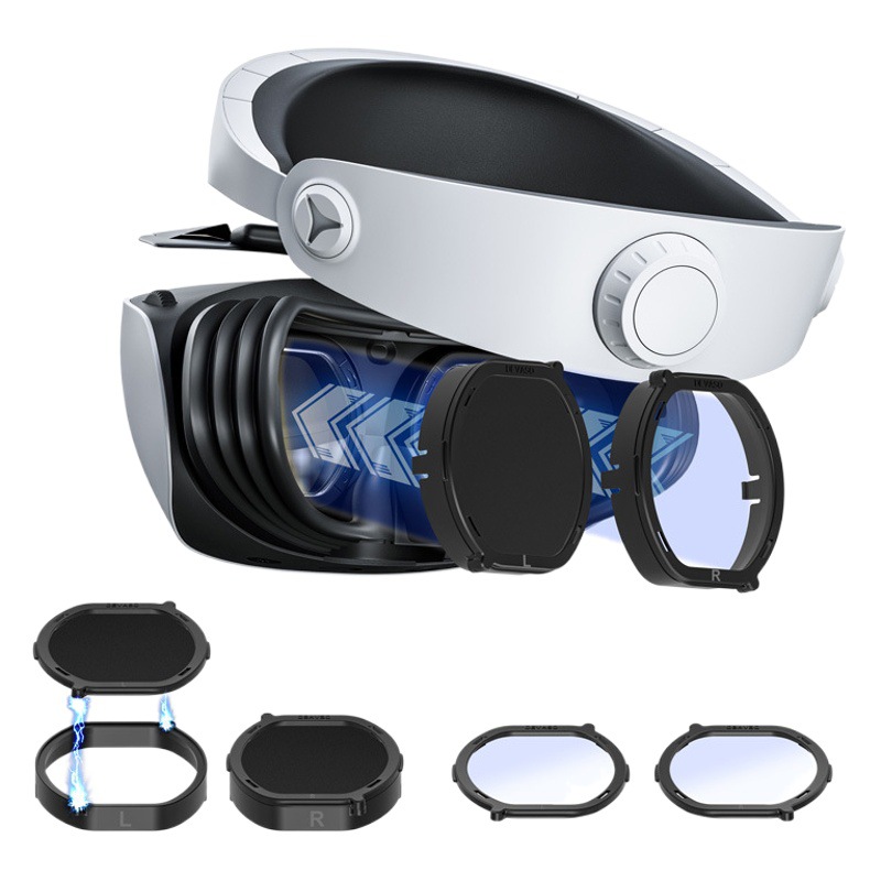 PlayStation VR 2 gafas de succión magnética PS VR2 anti-arañazos Garland lente cubierta protectora anti-Luz Azul Accesorios