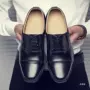 保安尖头民国演出男鞋