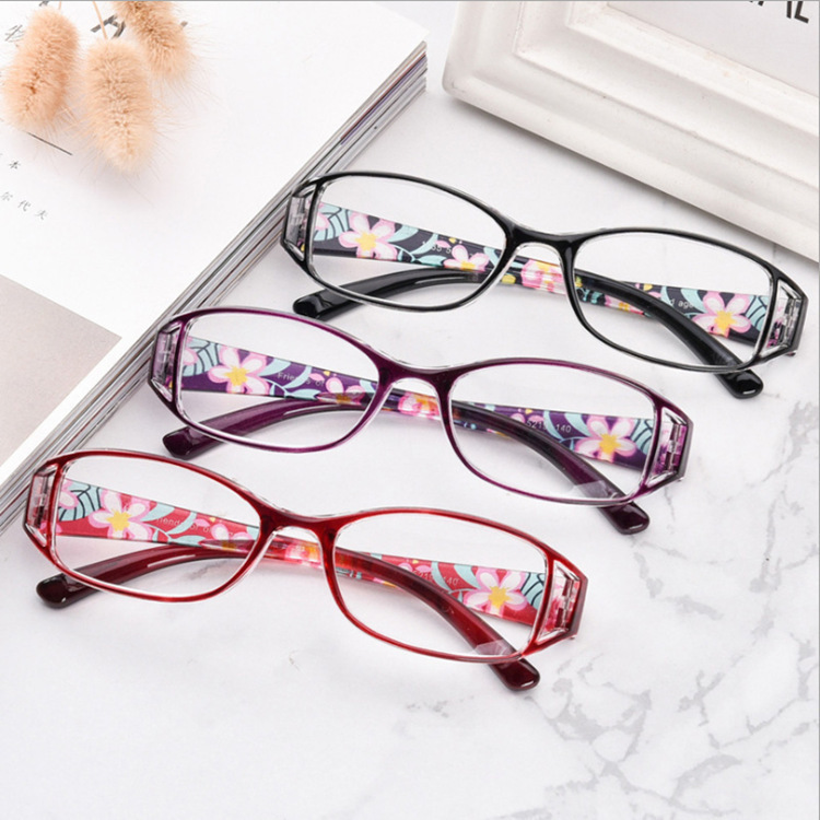 軽量ファッション新型女性プリント老眼鏡ブルーレイ防止老眼鏡卸売り|undefined