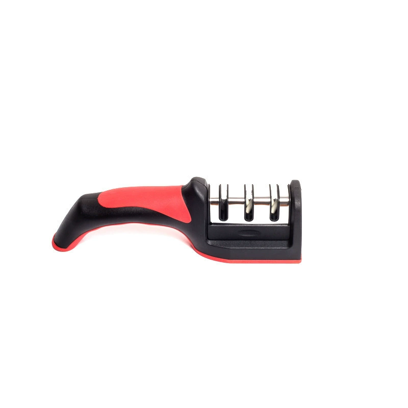 Kitchen quick sharpener can be hung with double-sided four-section whetstone wholesale diamond manual kitchen knife portable wall hang