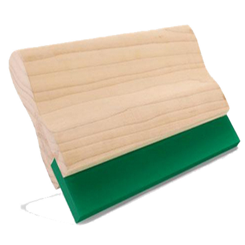 Brown Red Green 65 Degree 70 Degree 75 Degree Silk Screen Wooden Handle Scraper Scraper Strip Rubber Strip Silk Screen Machine Printing Machine Printing