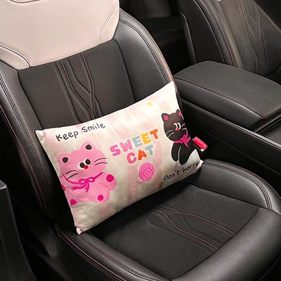 Support, Universal — Waist support - pink-cat-and-black-cat-1-pillow-general