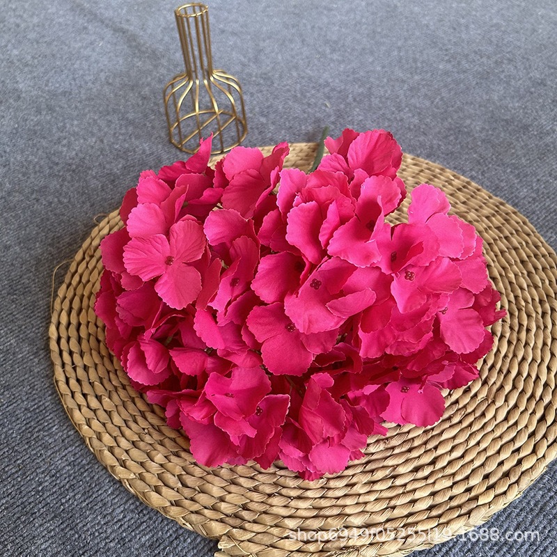 5포크 수국-로즈 레드