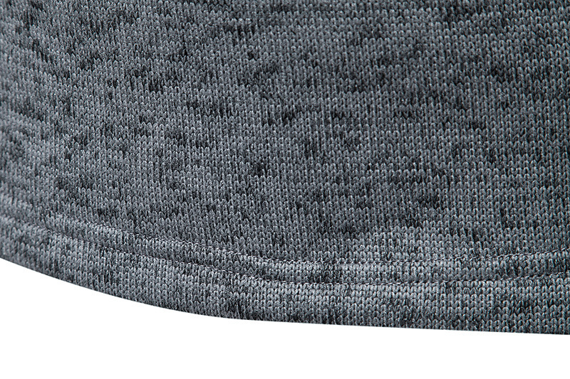 Herren Strickpullover Mit Reißverschluss Und Stehkragen_voghion.com