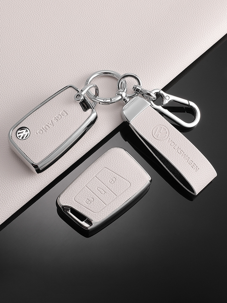 Adecuado para la funda de la llave Volkswagen Sagitar todo incluido TPU patrón de piel exploración Yue Passat Bora LaVida Yue hebilla de la caja protectora