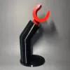 Black base + red hook