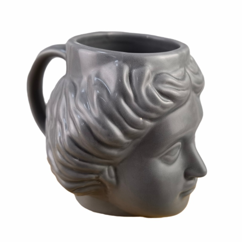 Apollo David Avatar creativo Taza de cerámica cabeza romana taza de té Oficina taza de agua taza de café retrato
