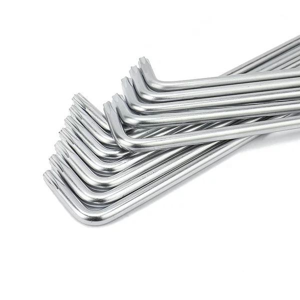 Plum wrench T6T8T10T15T20T25T30 L-type dual-purpose double-headed screwdriver with holes
