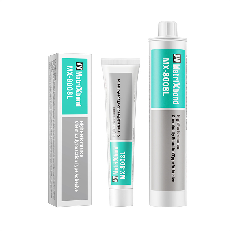 8008电子弹性胶水无溶剂固定填缝胶橡胶粘塑料金属无机材质密封胶