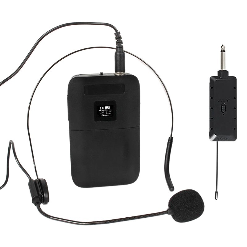 Micrófono de Solapa Inalámbrico, Altavoz Exterior Uno a Dos, Micrófono para Auriculares de Karaoke, Tarjeta de Sonido, Transmisión en Vivo, Batería de Larga Duración