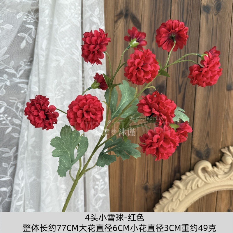 작은 눈덩이 4개