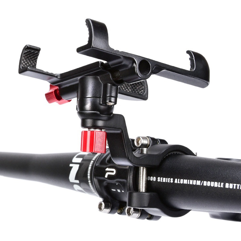 Soporte de teléfono móvil de motocicleta PROMEND ajuste giratorio Bicicleta Vehículo eléctrico navegación aleación de aluminio soporte de teléfono móvil