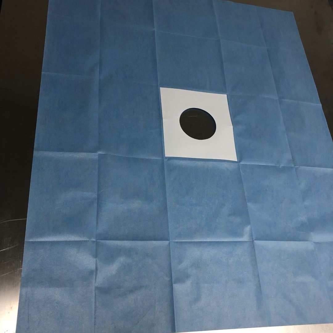 复合铺单80x 100cm，开孔15cm圆，贴胶21x19cm，消毒包装EO消毒