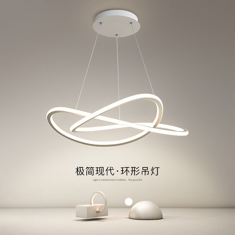 Designer minimalist restaurant chandelier modern minimalist light luxury dining table dining room dining room lamp 2024 new lamp
