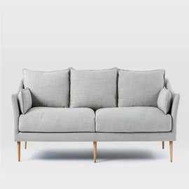 北欧三人沙发现代简约小户型家具宅寂风羽绒乳胶布艺组合单双位