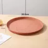 Wood grain 27cm plate