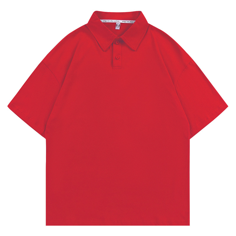 7A antibacteriano cuatro cierre Solona marca de moda con solapa de manga corta polo ropa de trabajo camisa cultural ropa personalizada