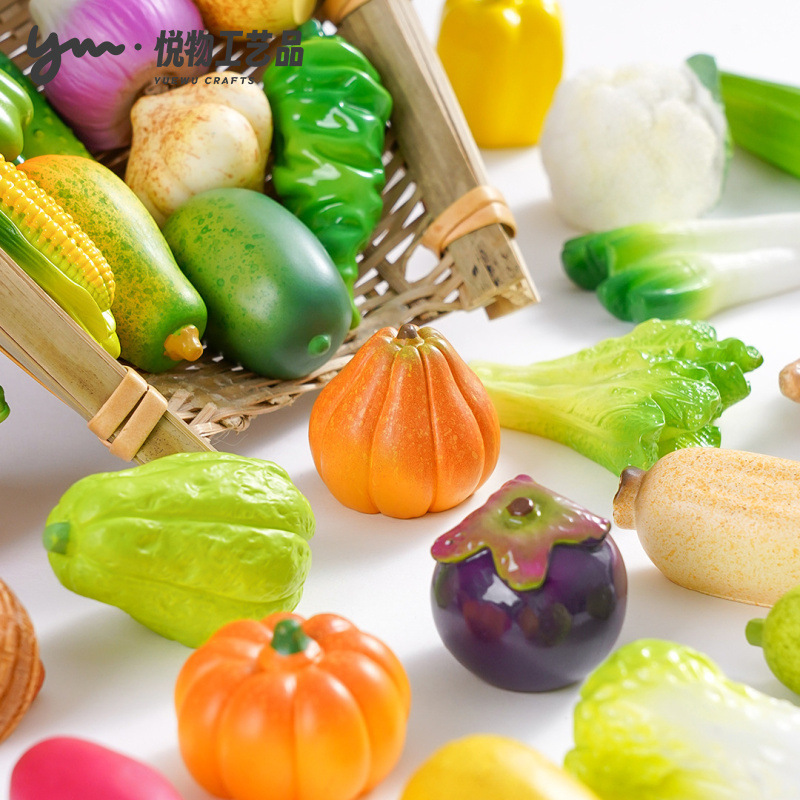 Creative simulation potato cucumber large vegetable food play handmade DIY decoration blind bag accessories desktop small ornaments