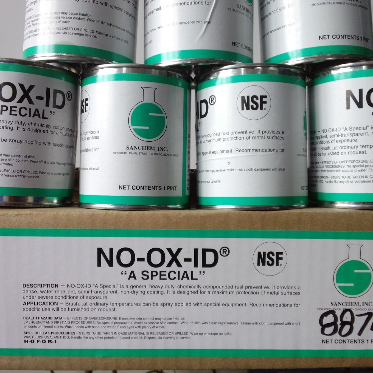 供应美国sanchem NO-OX-ID 防锈防腐蚀剂 (470ml罐装) 现货供应