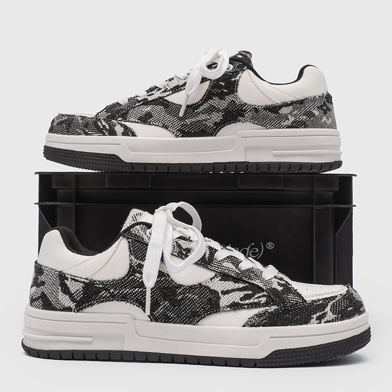 InShuang Zapatos blancos casuales, nicho original para hombres y mujeres, primavera y verano, nuevos zapatos de skate para parejas, zapatos deportivos universales del campus