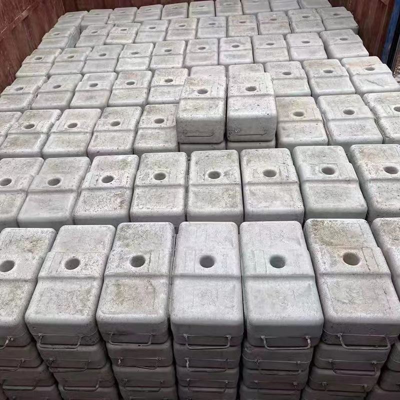 浙江舟山水泥配重块吊篮配重 25kg压重块高标号混泥土块 舞台压重