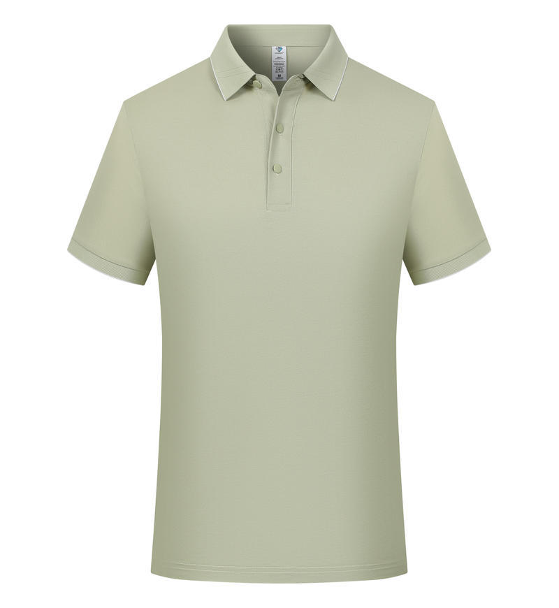 Camiseta de trabajo de tamaño grande impresa logotipo grupo transfronterizo herramientas de cuello pequeño chaqueta de polo de manga corta