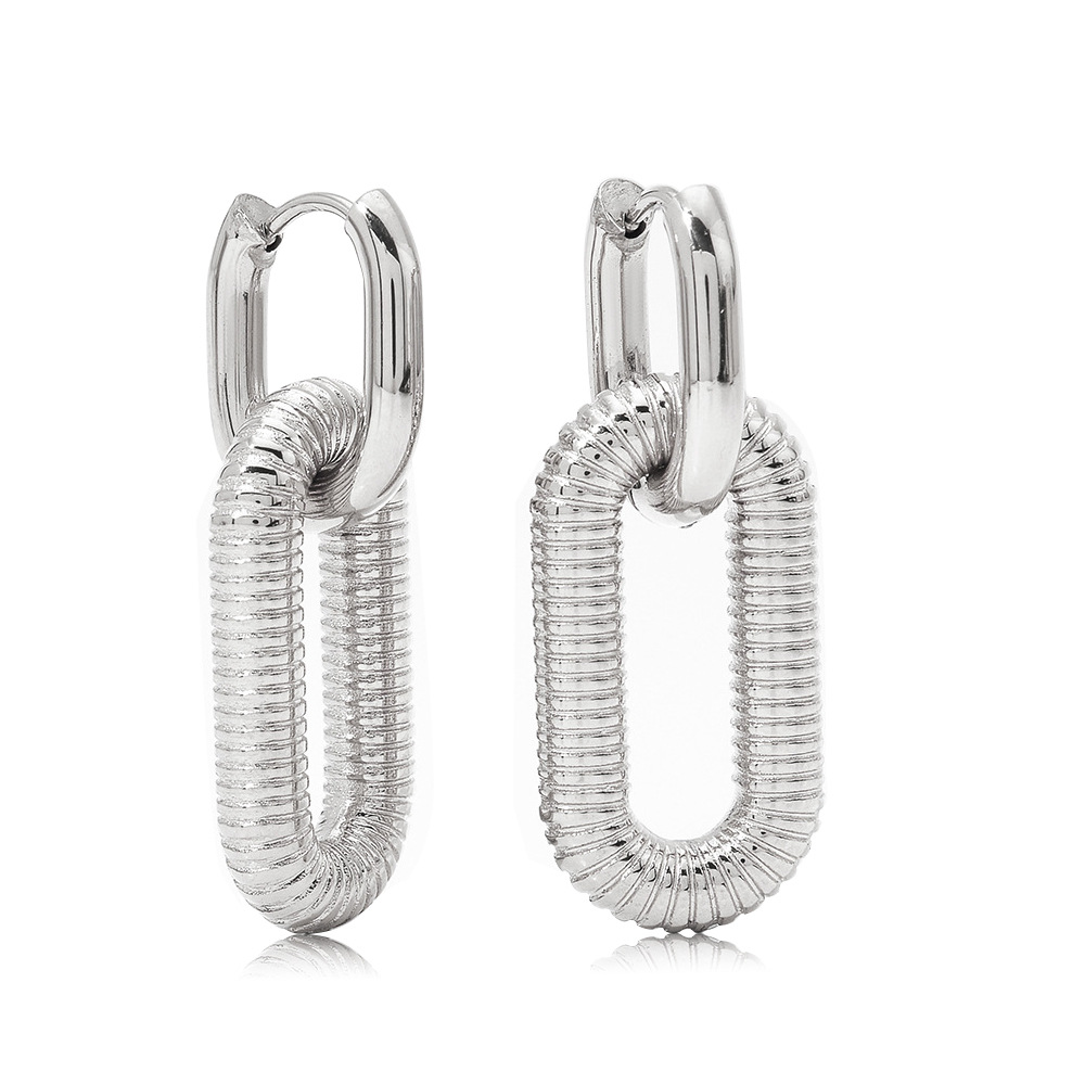 european-and-american-fashion-commuter-simple-niche-design-sense-chain-earrings-irregular-texture-design-womens-ear-jewelry