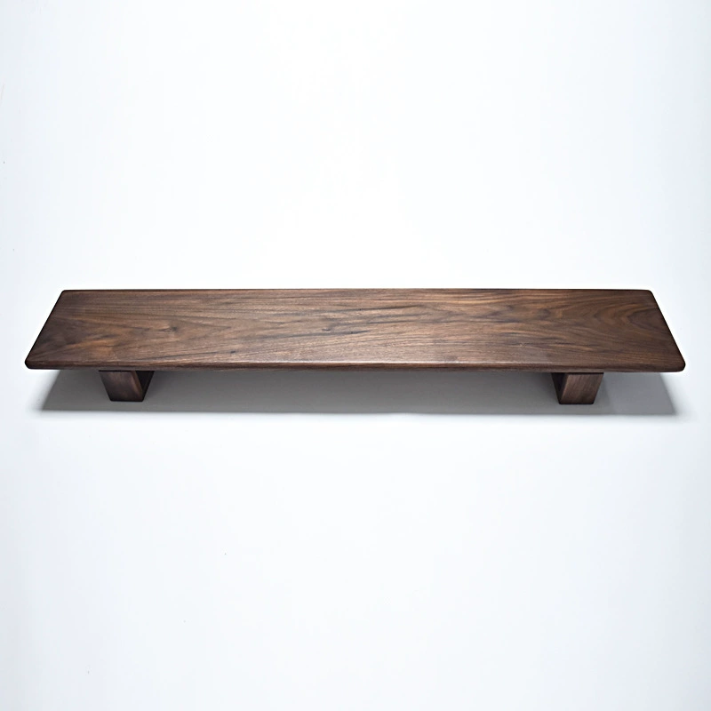 Black walnut adds an elevated computer display LCD TV, an increase of the desktop extended adjustable
