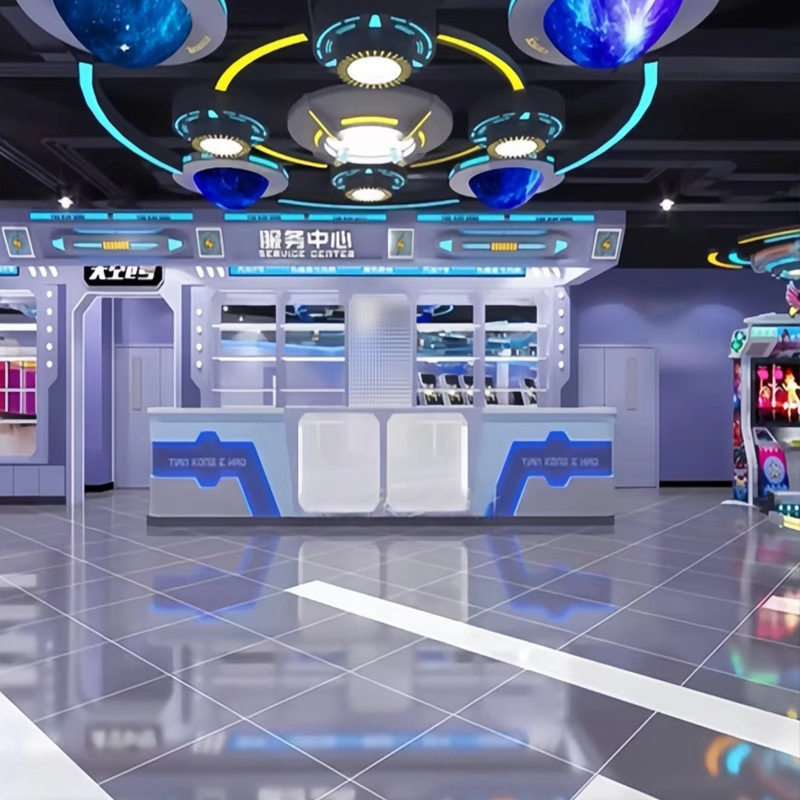 LED empalmado lámpara de barra larga sala de juegos centro comercial supermercado sala de baile ciudad de juegos para niños parque de juegos luz de modelado