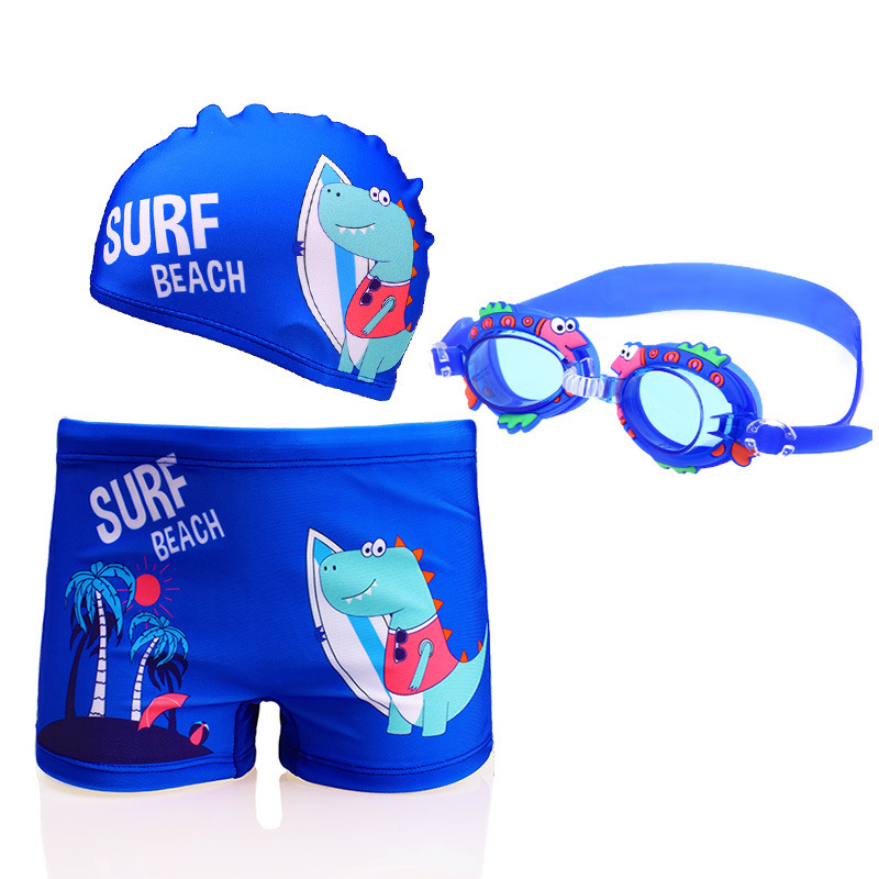 Pantalones de baño para niños, niños, niños, trajes de baño para niños, gorras de baño, gafas de baño para niños, comercio exterior