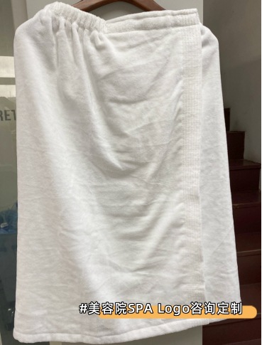 80*150CM 화이트 컷 벨벳 목욕 스커트 (주요 그림과 다른)