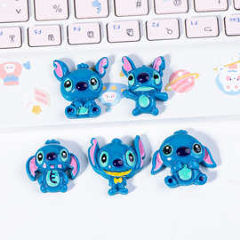 树脂diy配件卡通史迪仔 奶油胶手机壳贴片儿童发饰冰箱贴装饰材料