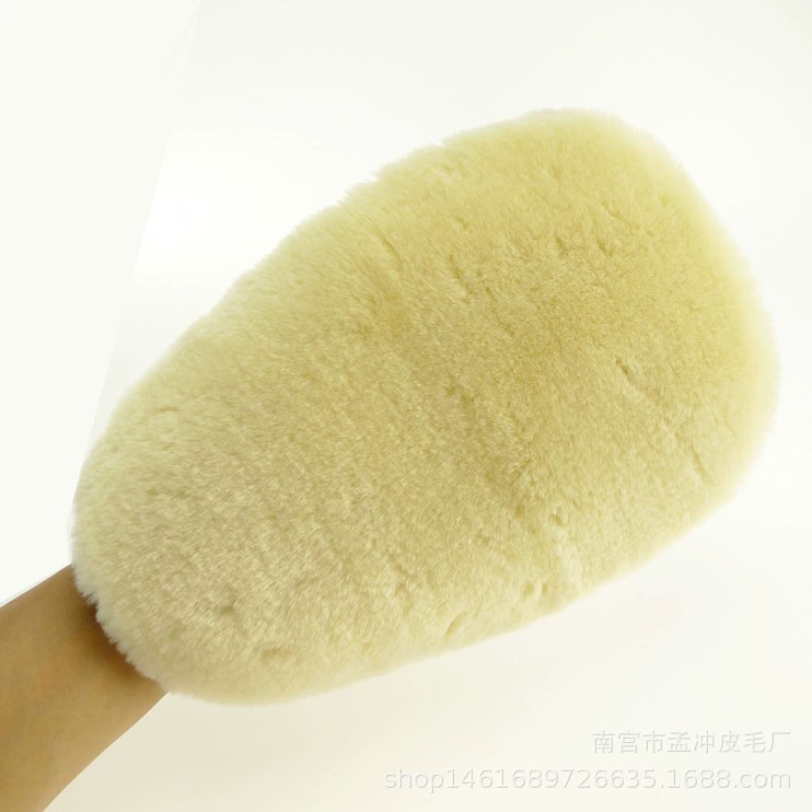 Плюшевые воскошенные перчатки восковая агат, увеличенная толщина