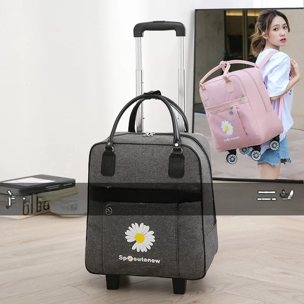 Hot Selling Trolley Bag Travel Bag Large Silent Universal Wheel Waterproof Duffel Bag Student Backpack Women's Generation Piece