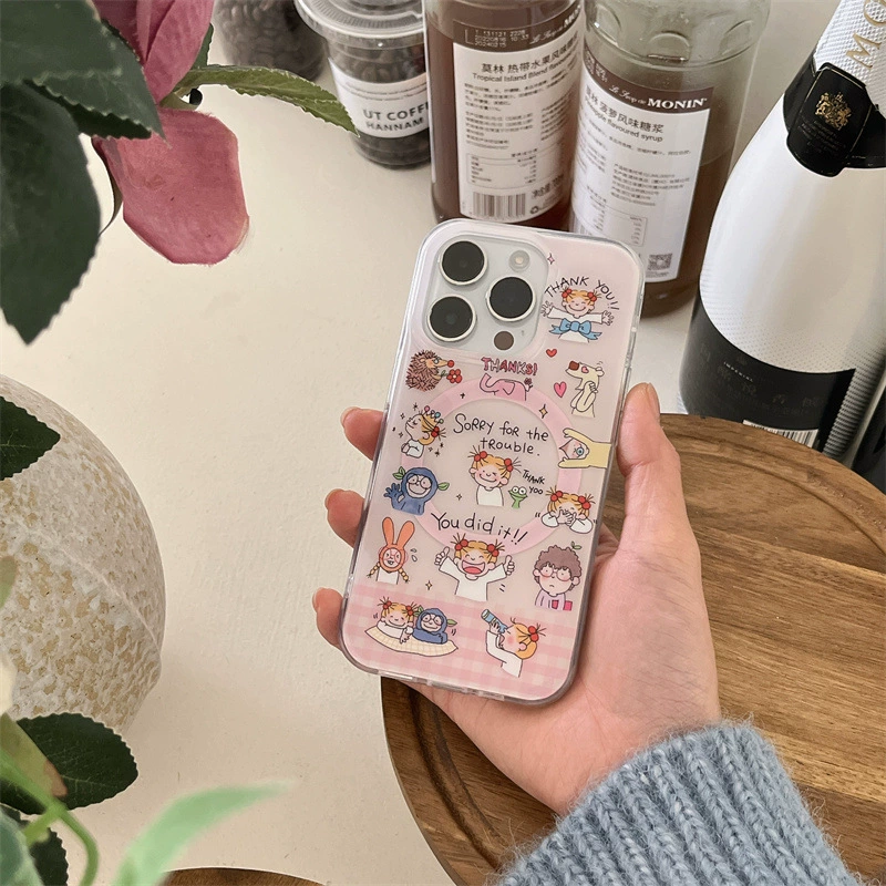 Apple, милый совместимый с iPhone 15 чехол для телефона, iphone, 16promax
